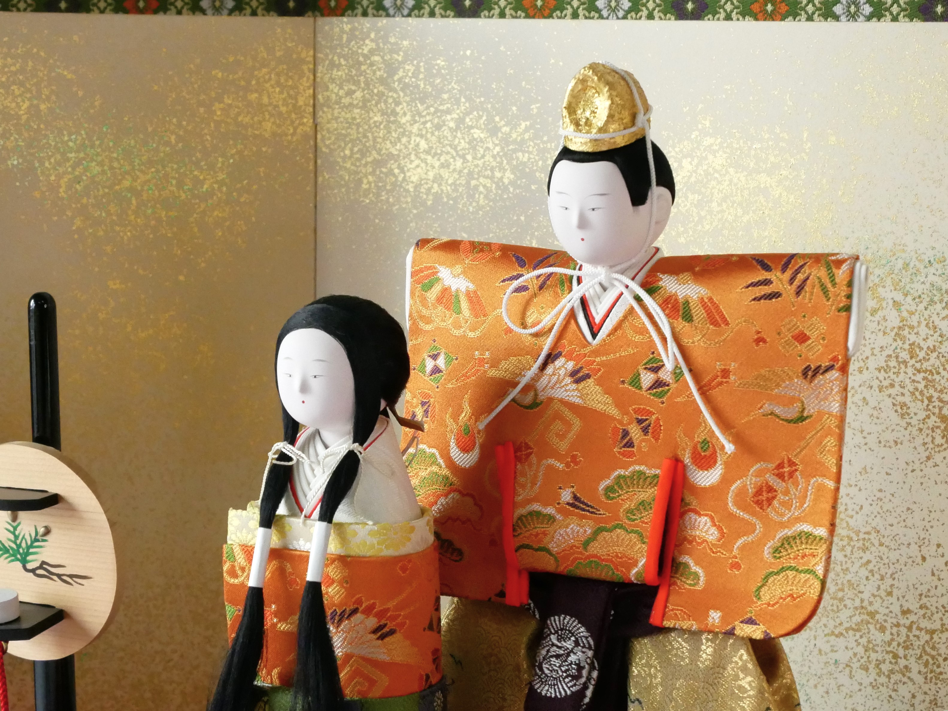 和泉の御蔵 / 大橋弌峰作「次郎左衛門立雛」松月堂屏風、短檠セット